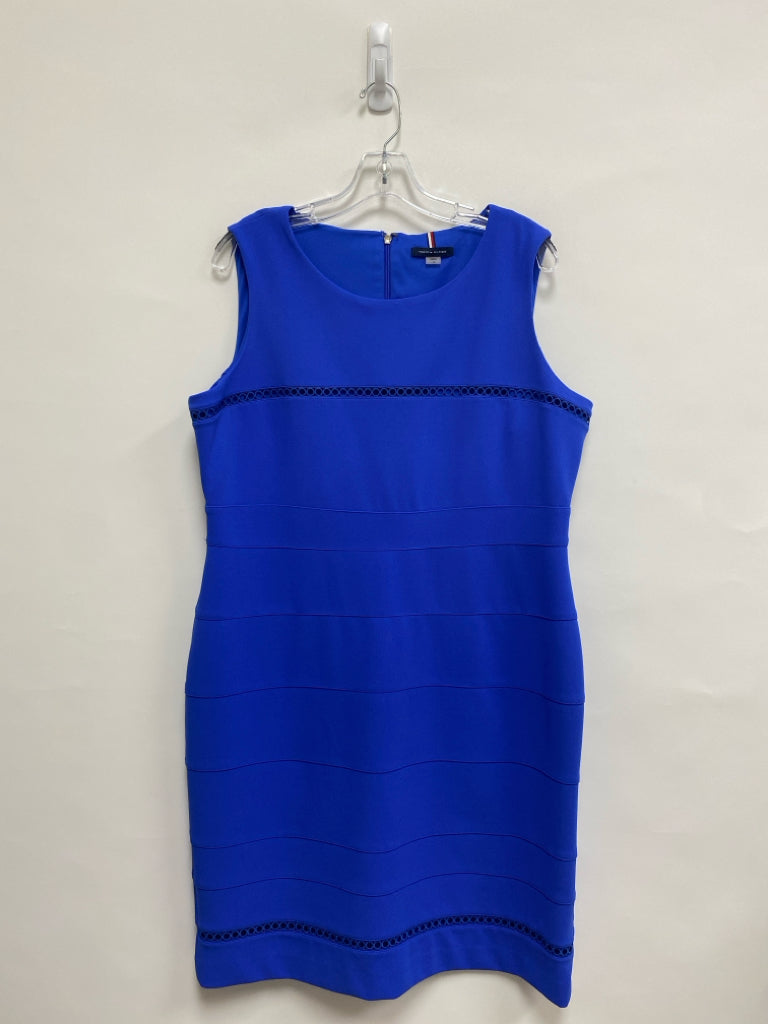 Tommy Hilfiger  SIZE  16 Royal Blue Sleeveless Plus Size Dress