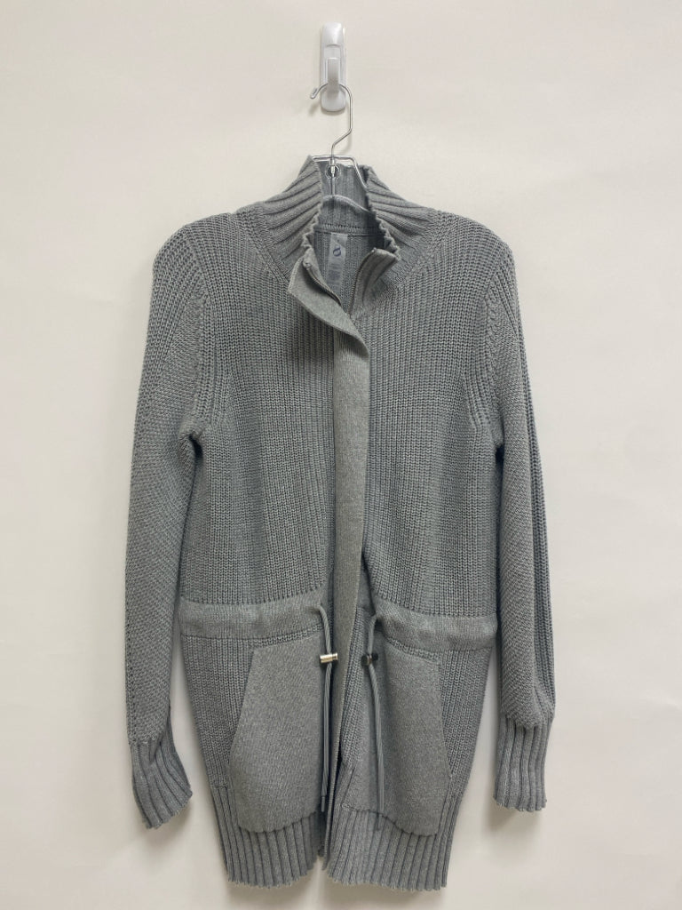 Lou&amp;Grey Size S Gray Zip Down Ladies Sweater