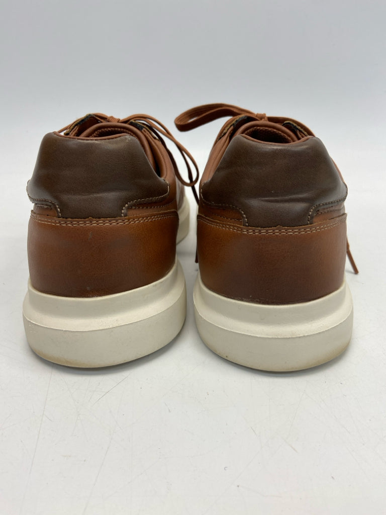 Perry Ellis Size 11.5 Brown Lace-Up Men&