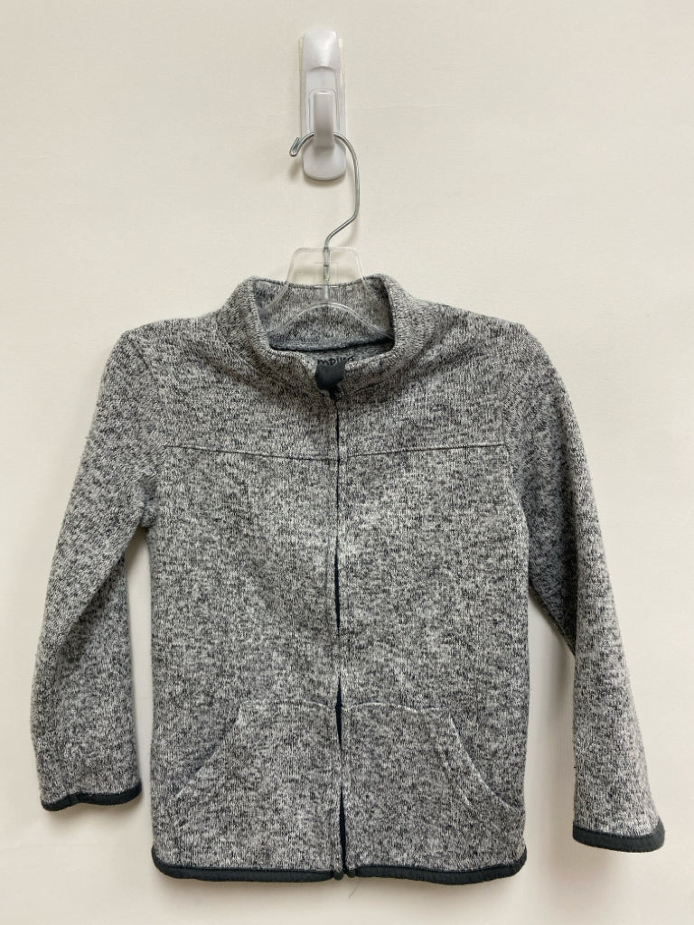 Jumping Beans SIZE 3T White/Gray Mottled Zip Down Boy&