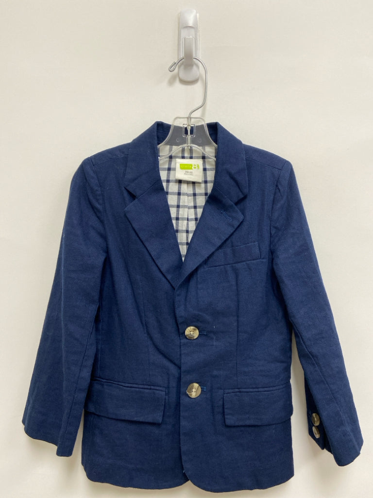 Crazy 8 SIZE 4 Navy Linen Blend Boy&