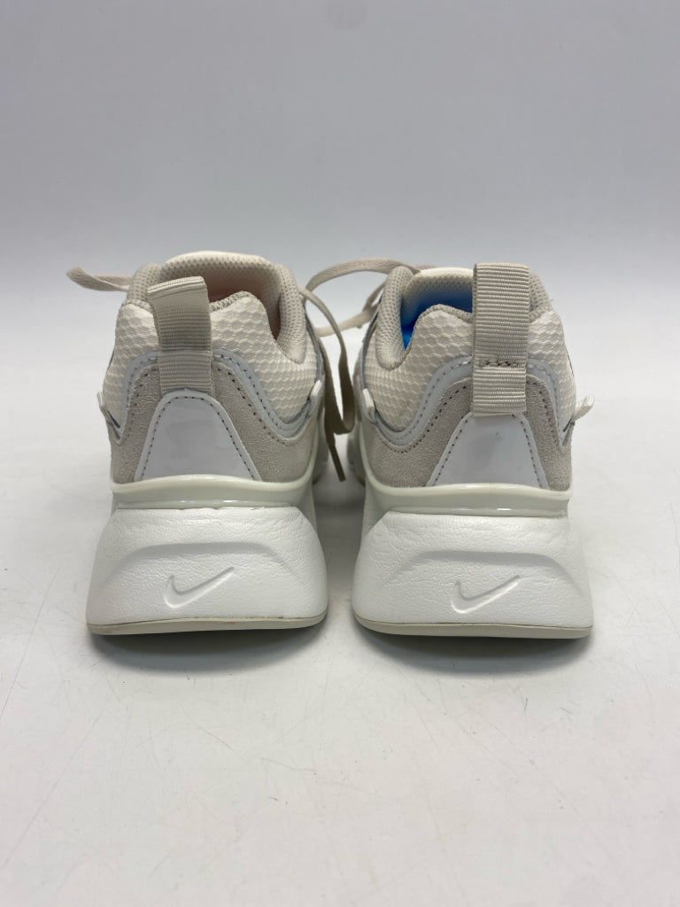 Nike US Shoe Size 6.5 White Beige Lace-up Sneakers