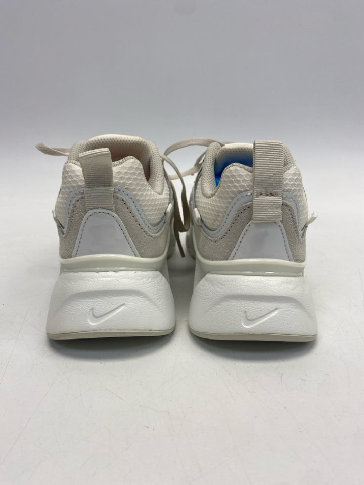 Nike US Shoe Size 6.5 White Beige Lace-up Sneakers