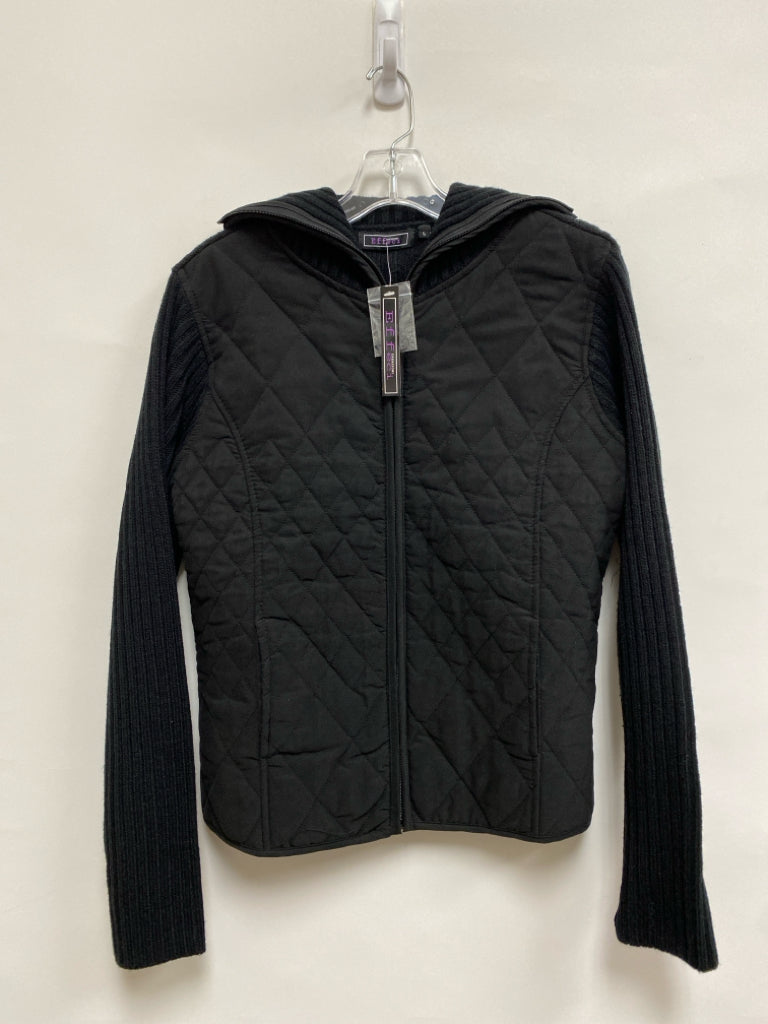 NWT Size L Black Quilted Knit Ladies Jacket