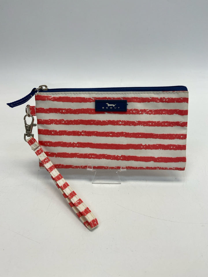 Scout Red/Wht/Blue Wristlet