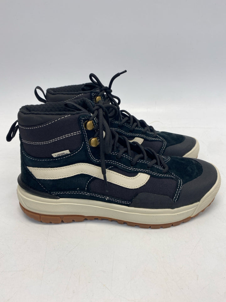 NWOT Vans US Shoe Size 8 Black Tan Lace-up Sneakers