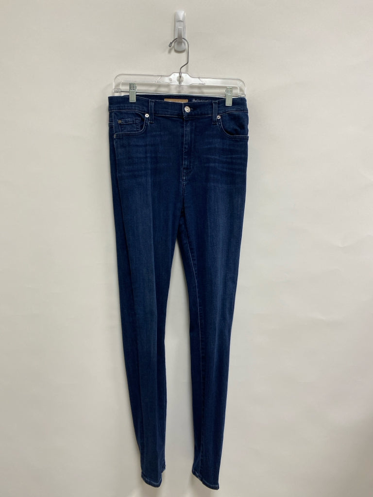 7/Mankind Size 28 Navy Ladies Jeans