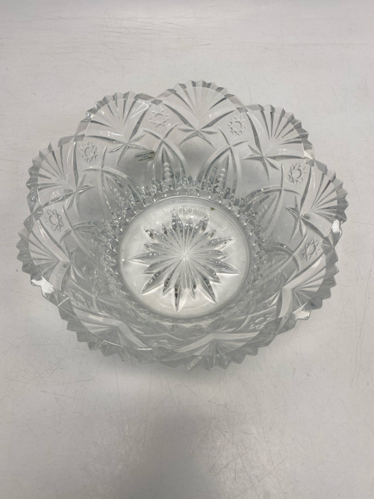 Clear Crystal Decorative Bowl