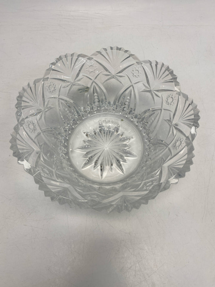 Clear Crystal Decorative Bowl