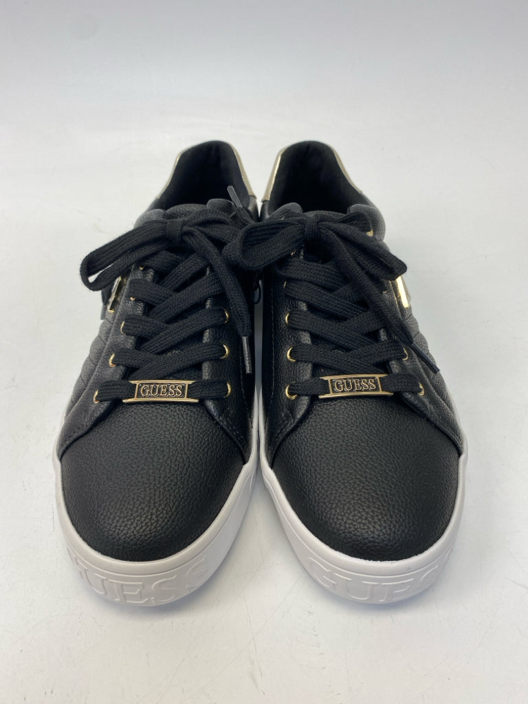 NWOT Guess US Shoe Size 11 Black Lace-up Sneakers