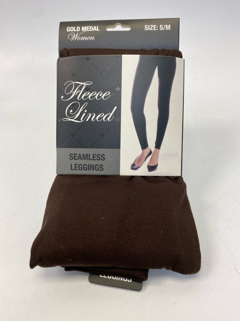 NWT Size Dark Brown Ladies Leggings