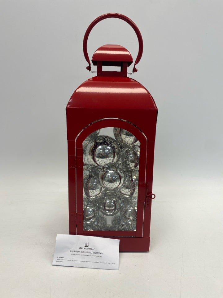 Balsam Hill Red Silver Christmas