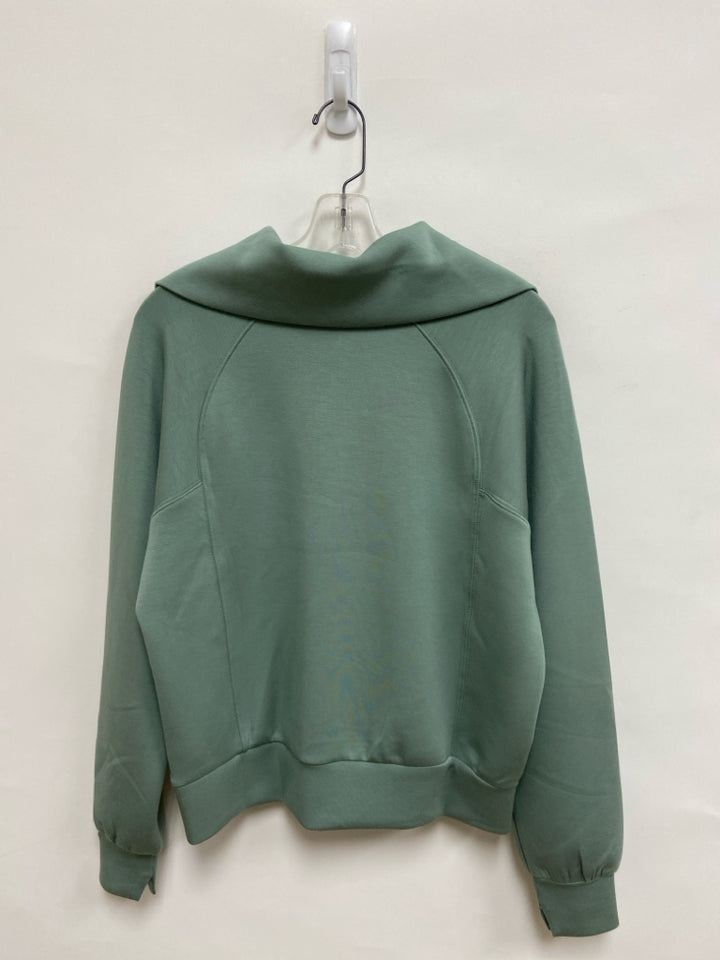 NWT Spanx Size M Seafoam Quarter Zip Ladies Top