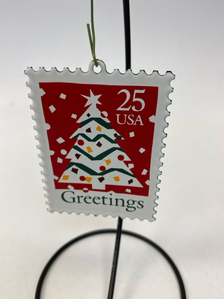 Hallmark Red White Trees Ornaments