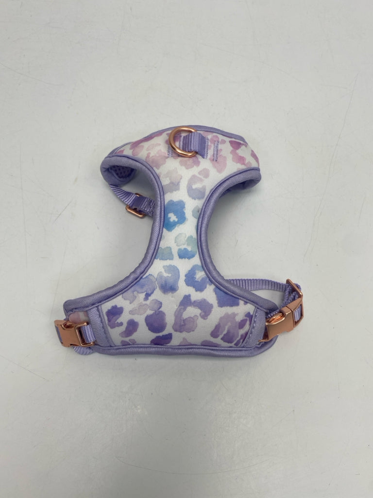 Top Paw Lavender Multi Color Animal Print Pet Collar/Leash