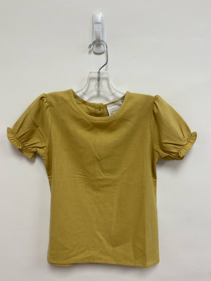 busy bees SIZE 7 Dusty Gold Ruffles Girl&