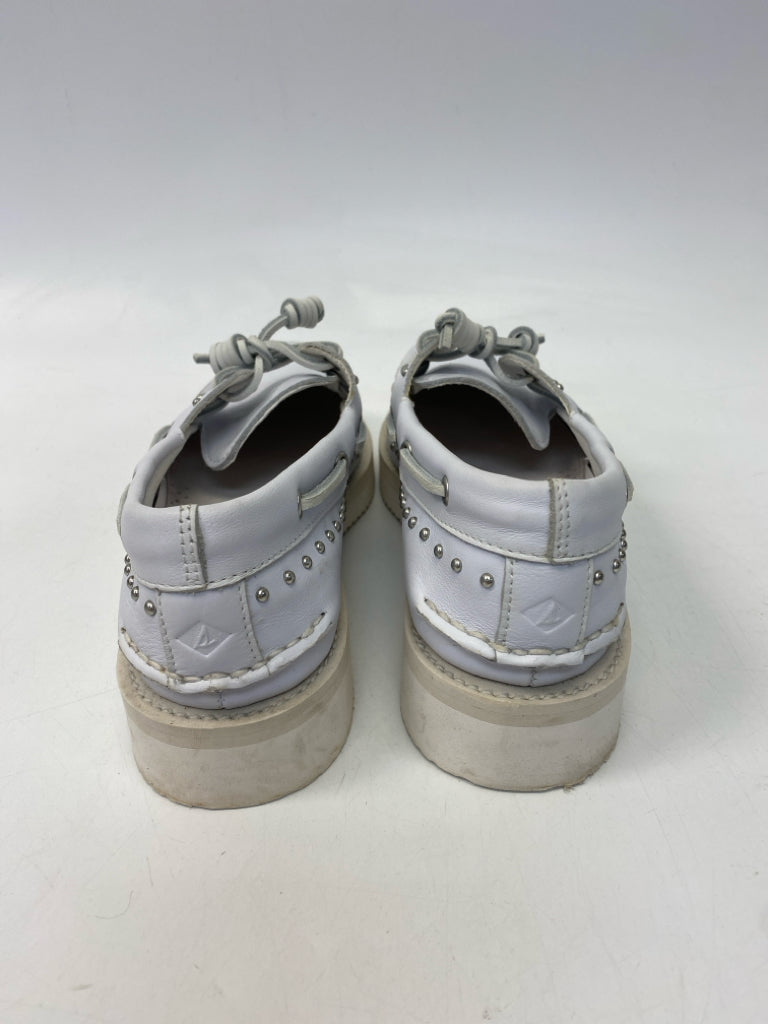 Rebecca Minkoff  Size 8.5 White Studded Flats