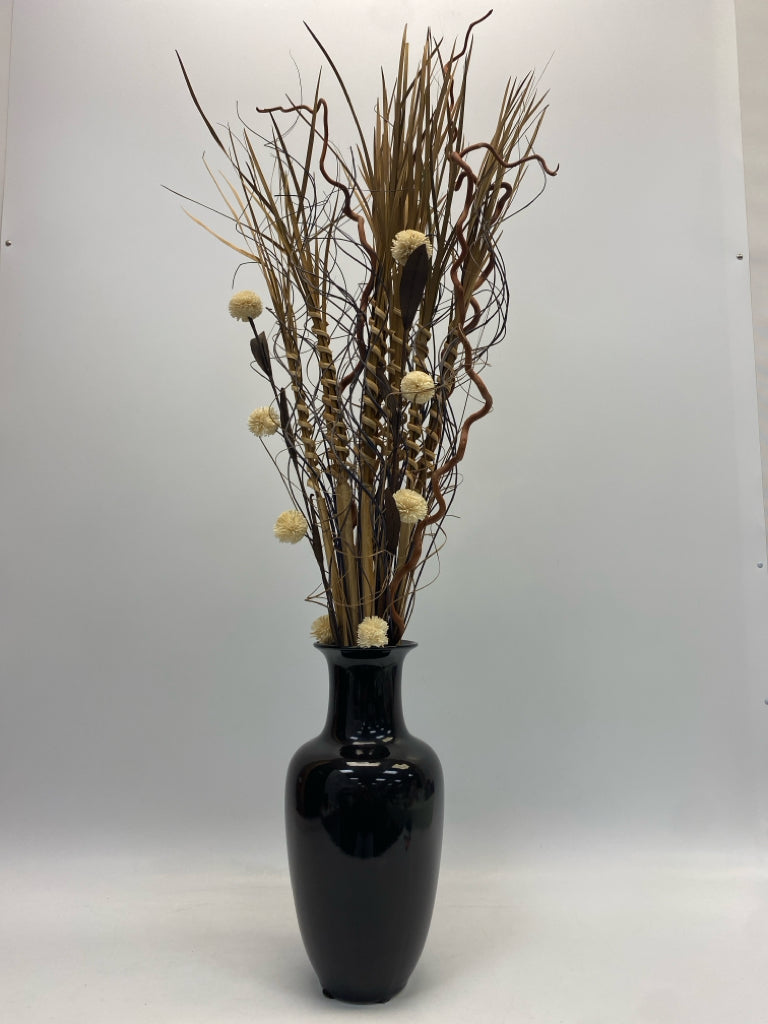Dark Brown Ceramic Vase