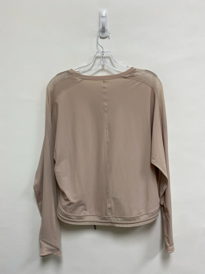 Lululemon Size L Beige Long Sleeve Athletic Top