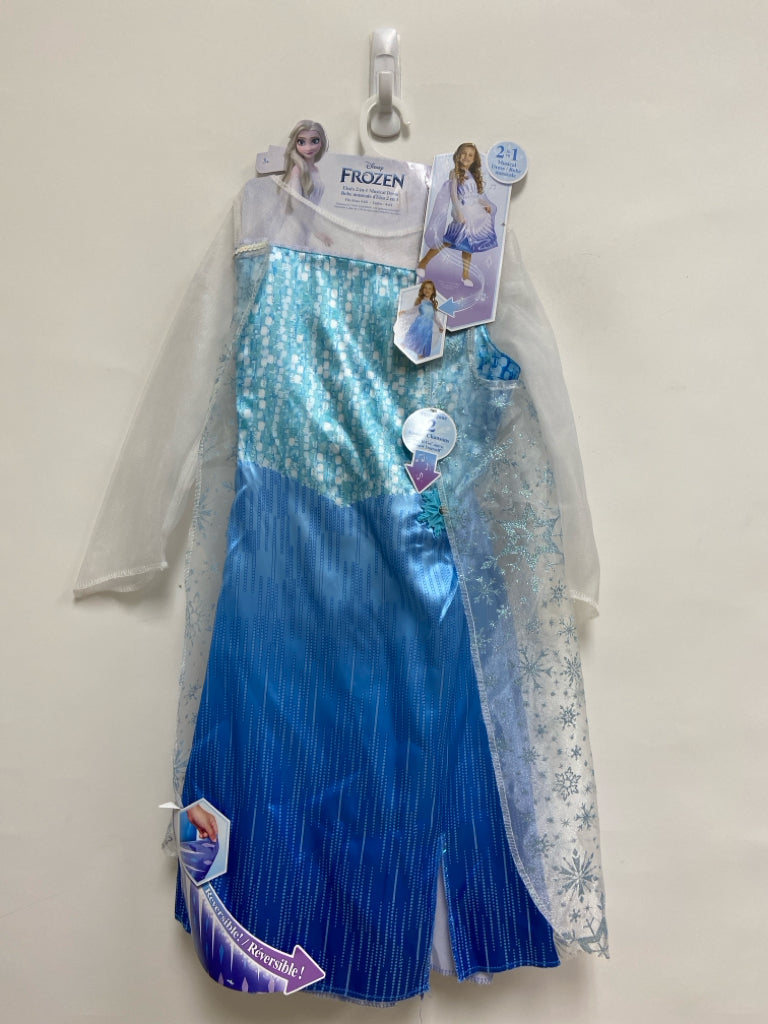 NWT Disney SIZE 4/6 White Blue Mesh Girl&