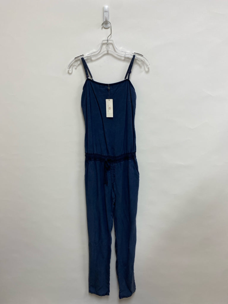 NWT Adriano Goldschmied Size XS Faded Navy Sleeveless Ladies Jumpsuit