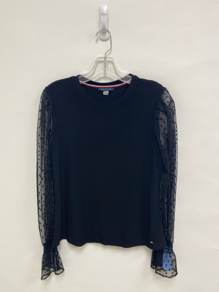 Tommy Hilfiger Size S Black Ladies Top