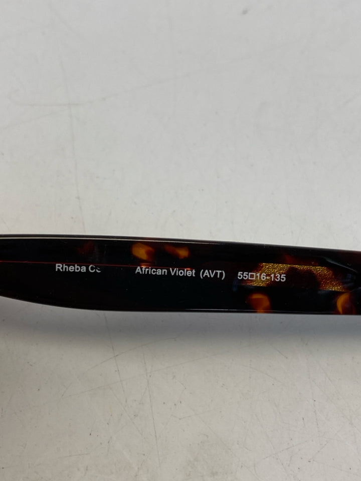 Vera Bradley Brown Purple Sunglasses