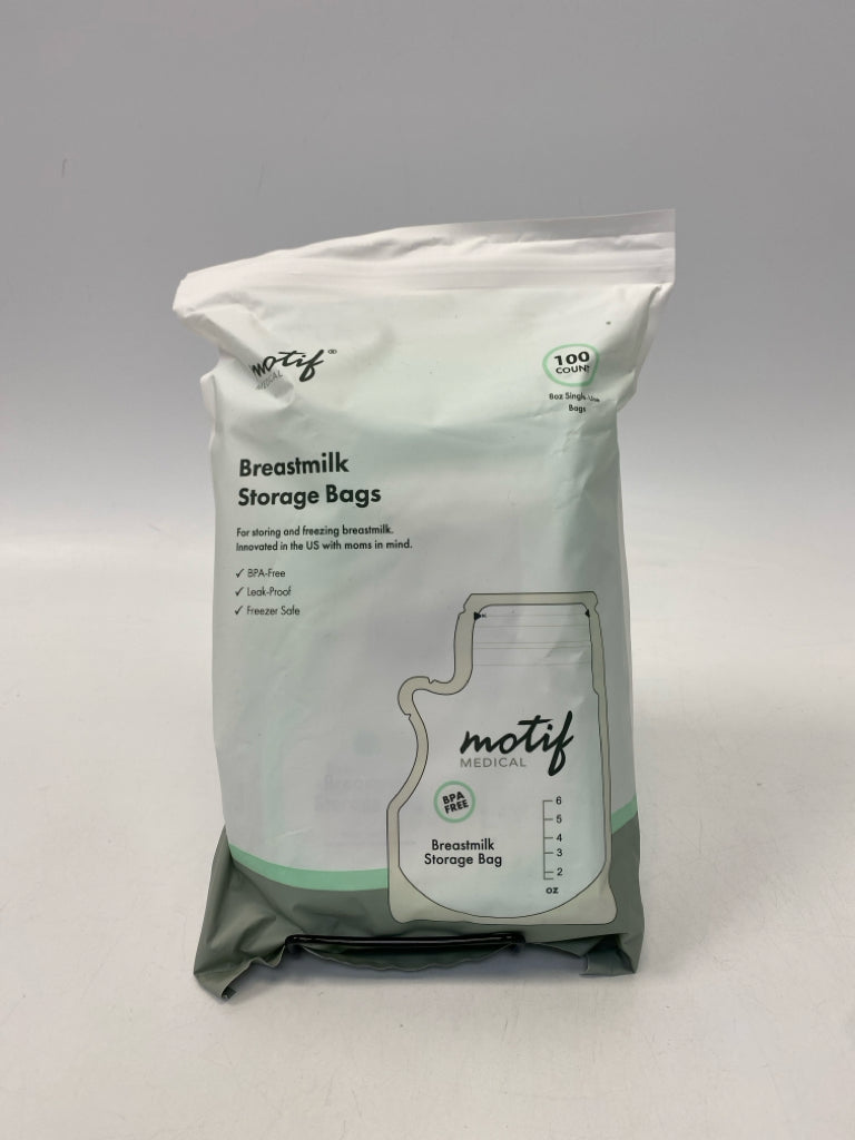 100CT Breastmilk Storage Bags/NEW