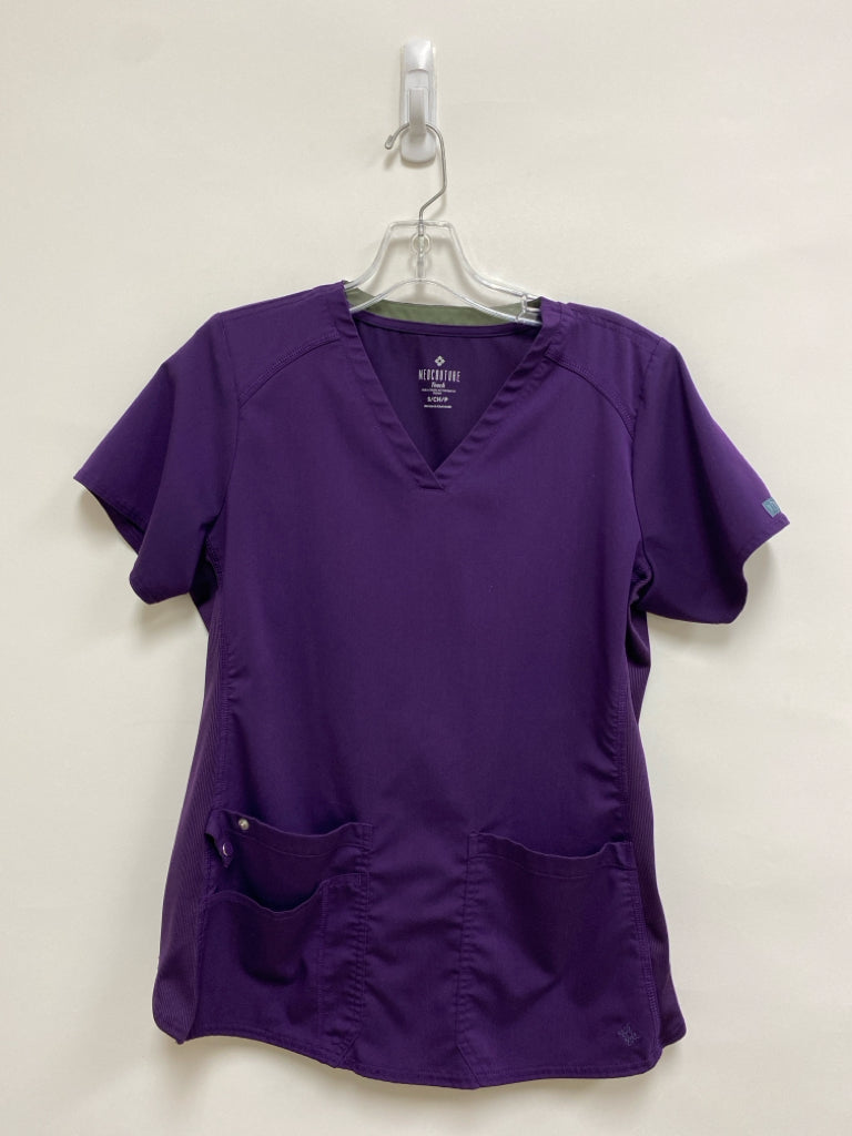 MED COUTURE Size S Purple Uniform Top