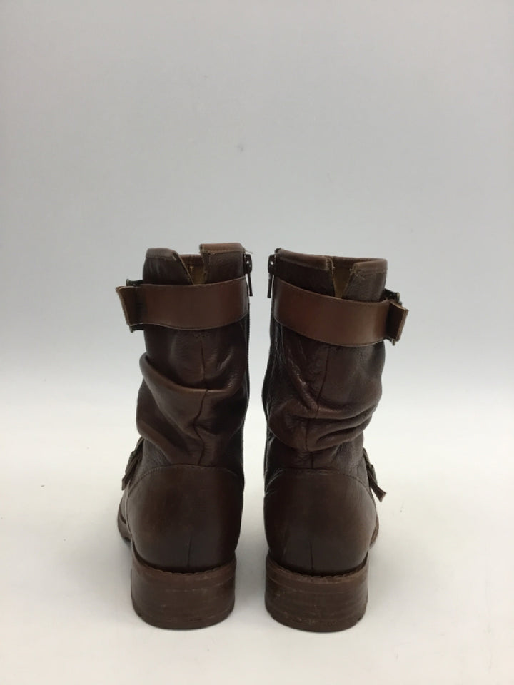Sofft US Shoe Size 7 Brown Side Zipper Boots