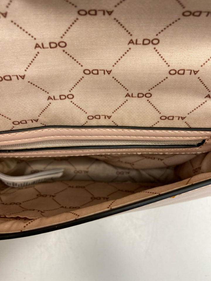 Aldo Blush Burgundy Stripe(s) Handbag