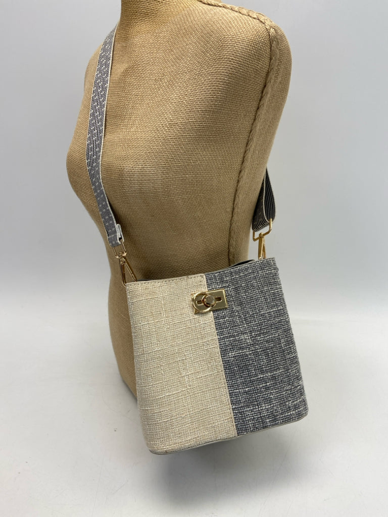 Gray Tan Crossbody