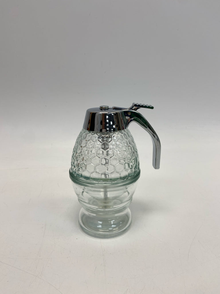 Clear Silver Honeycomb Glass Misc. Kitchen