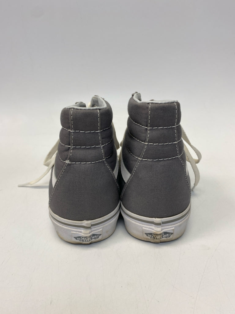 Vans  Size 9 Gray White Lace-up Sneakers