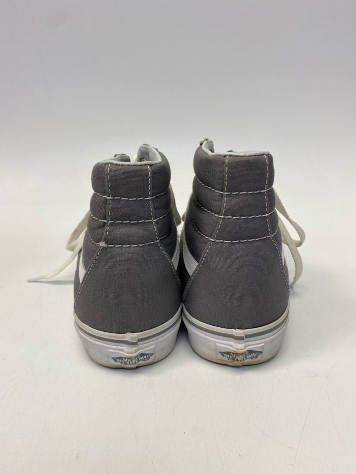 Vans  Size 9 Gray White Lace-up Sneakers