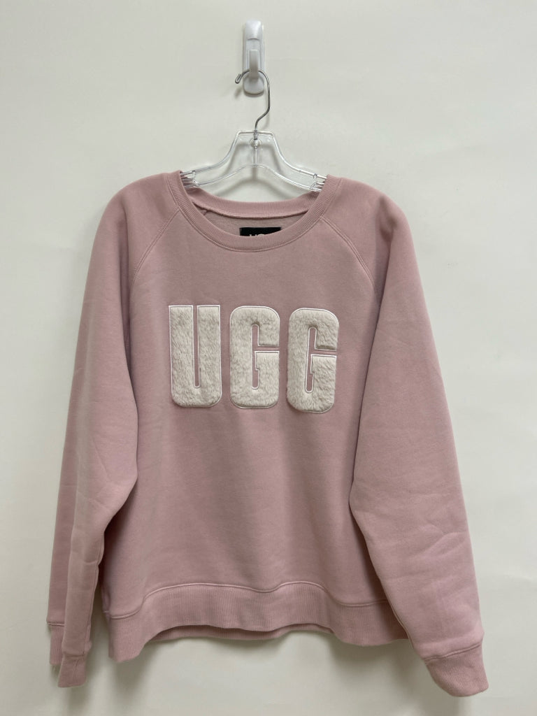 UGG Size XL Pale Pink Signature Ladies Sweatshirt