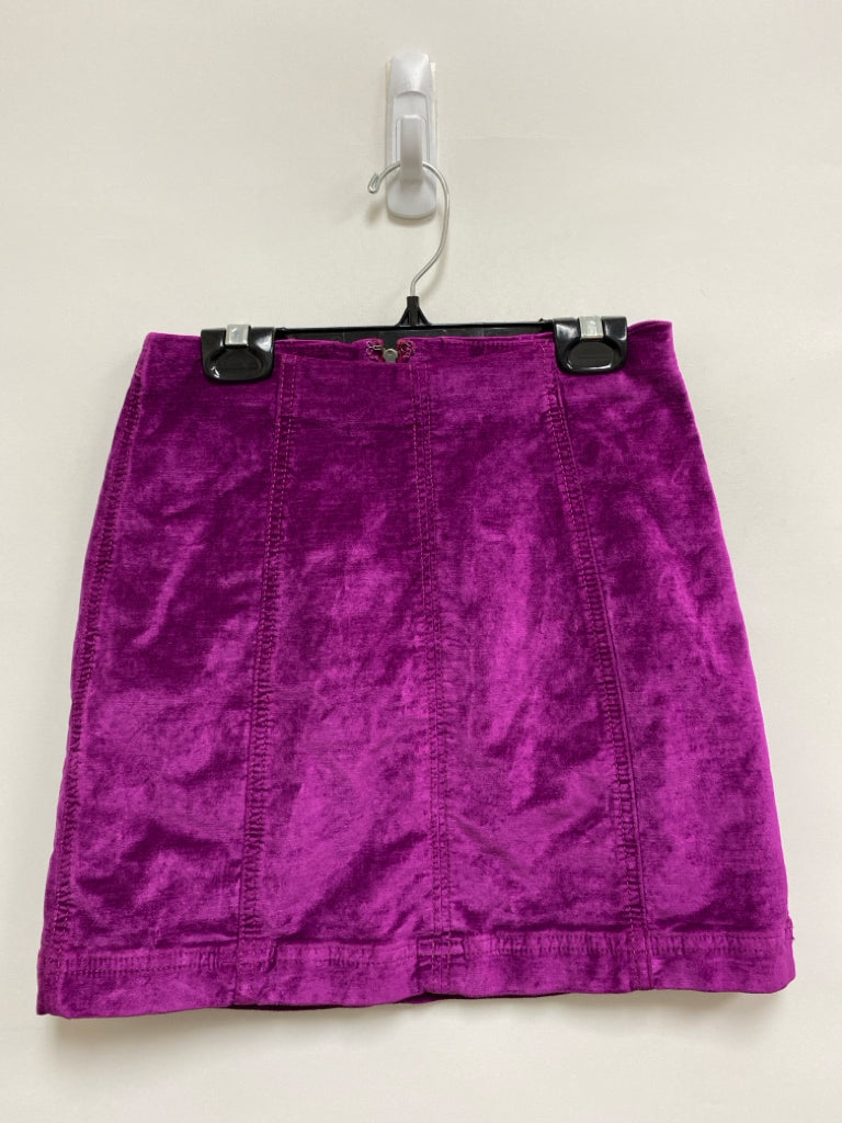 Free People Size 0 Purple Ladies Skirt