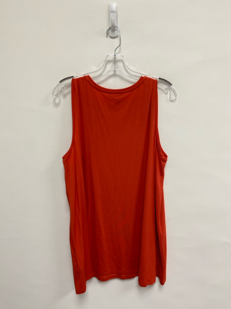 NWT Eileen Fisher Size L Orange Sleeveless Ladies Top