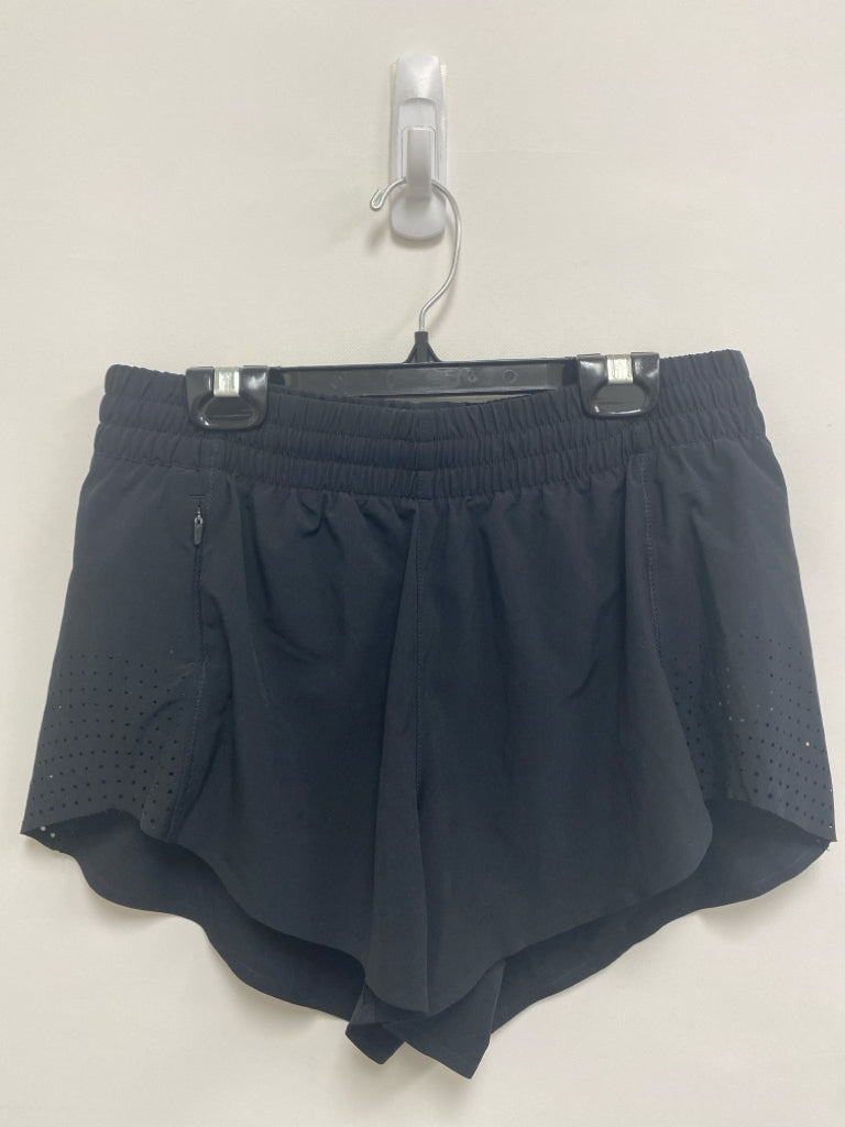 Athleta Size S Black Perforated Athletic Shorts