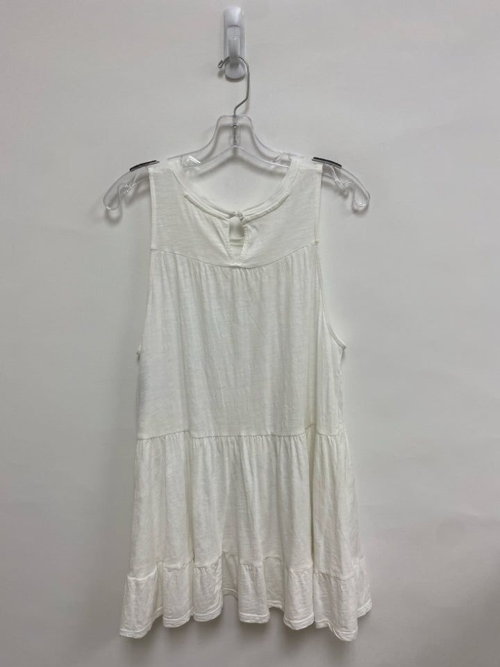 Anthropologie Size S White Sleeveless Ladies Dress
