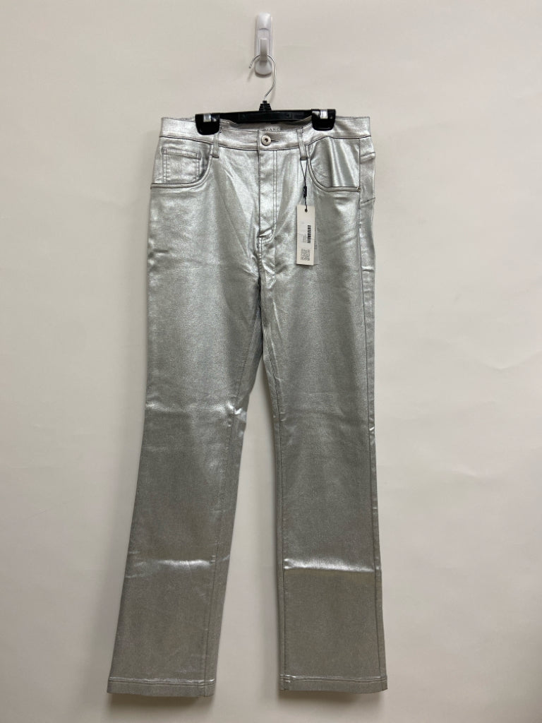 NWT BIANCO Size 31 Silver Ladies Pants