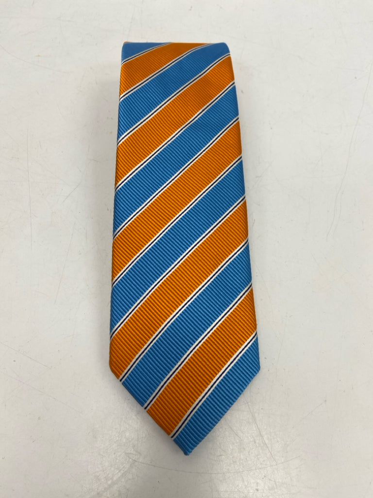 Orange Blue Stripes Men&
