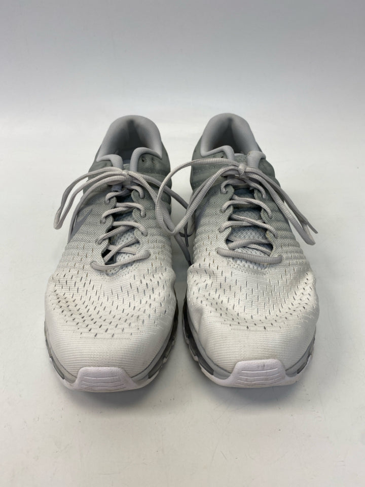 Nike Size 13 White Mint Green Lace-Up Men&