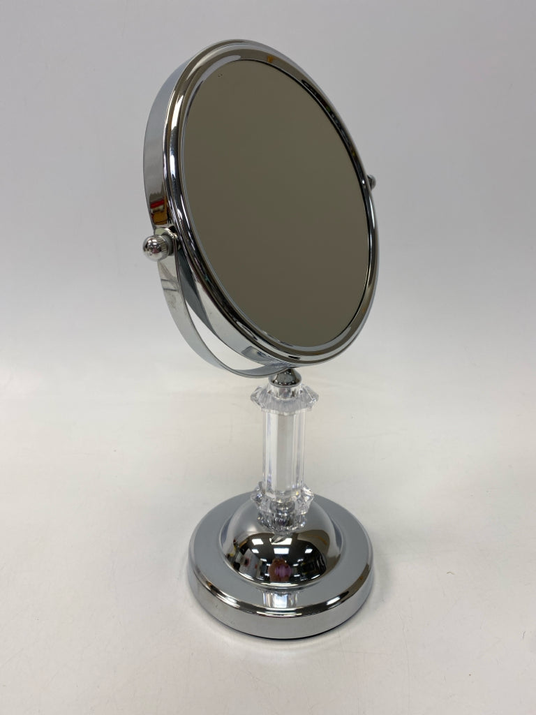 Silver Clear Makeup Mirror