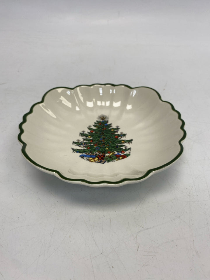 White Green Trees Christmas