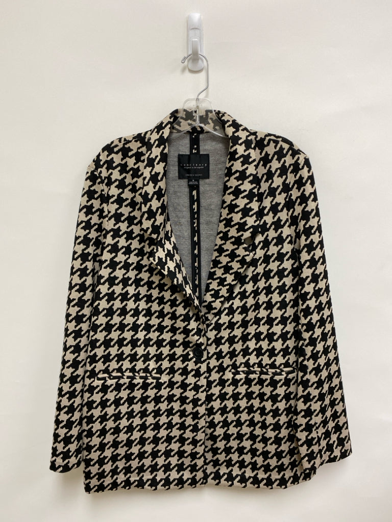 Sanctuary Size M Beige Black Houndstooth Ladies Jacket