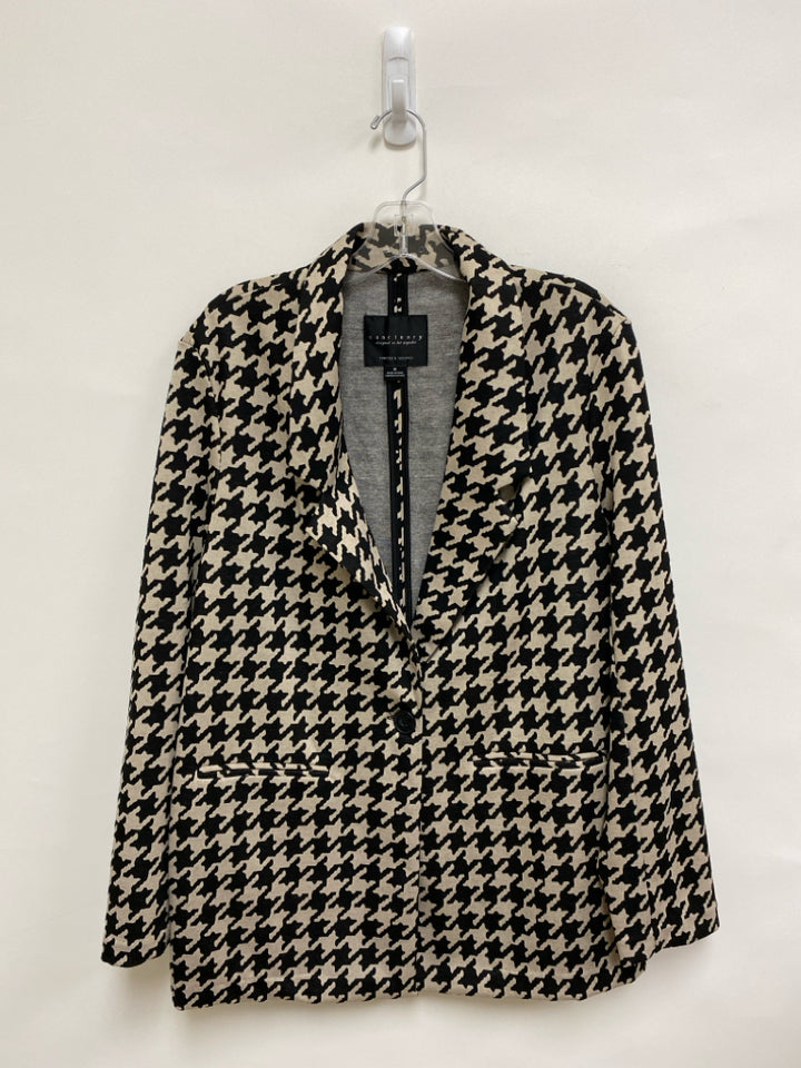 Sanctuary Size M Beige Black Houndstooth Ladies Jacket