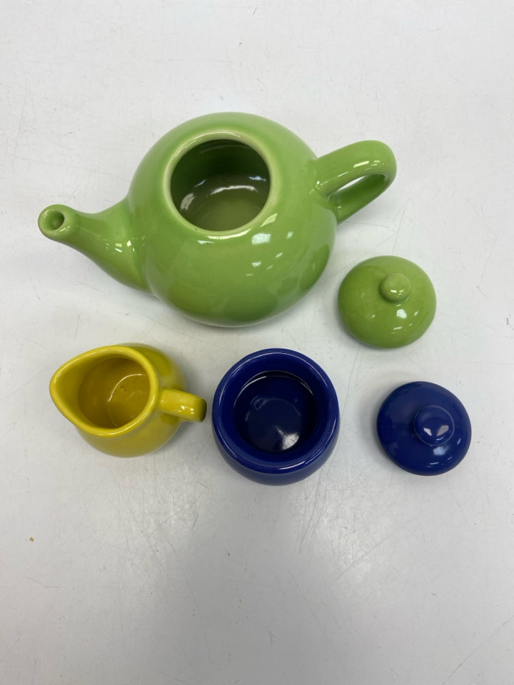 Primary Colors Tea Set