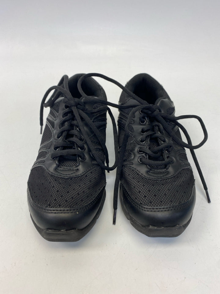 Capezio US Shoe Size 6.5 Black Lace-up Sneakers