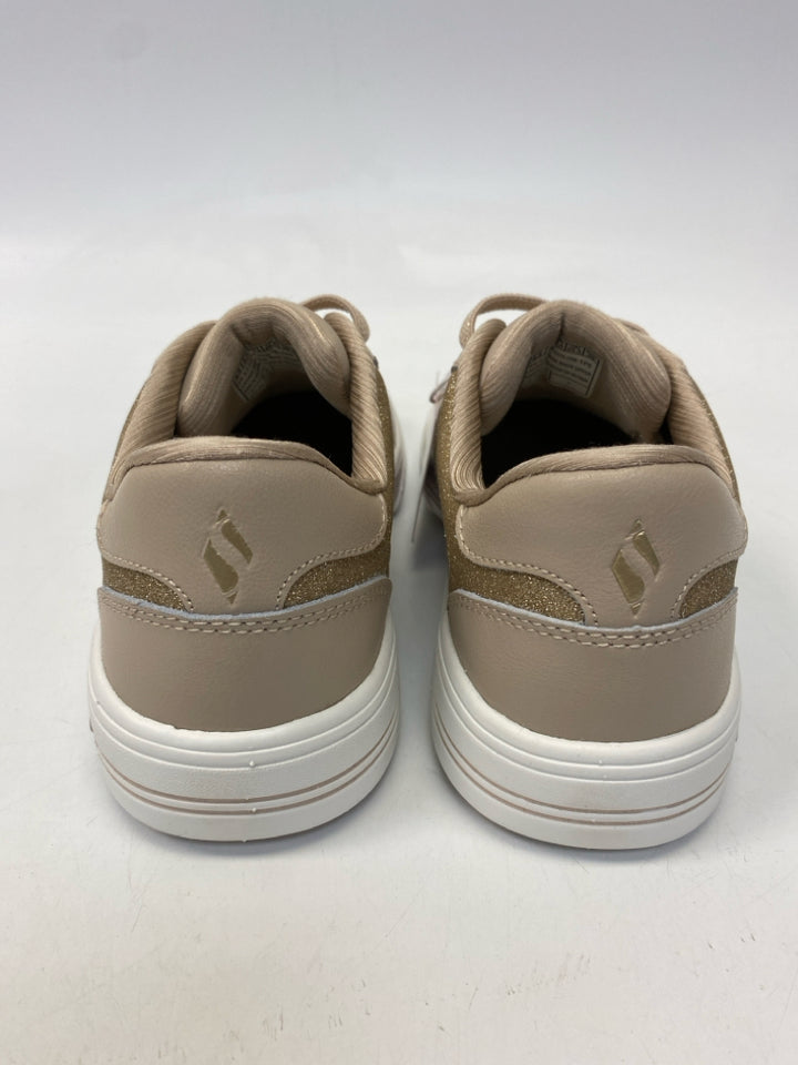 NWT Skechers  Size 8.5 White Gold Lace-up Sneakers